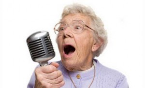 Elderly-Lady-Singing